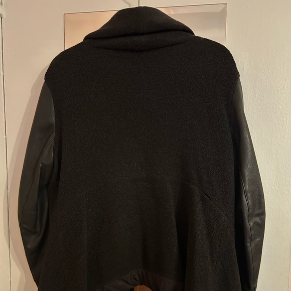 Theory’s “Laura Amazing” Wool Cashmere Cotton
Leather Jacket - Picture 5 of 11